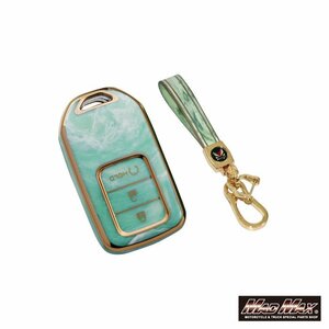  car supplies HONDA Honda marble style TYPE A TPU smart key case green / Insight Freed Accord Legend [ mail service postage 200 jpy ]