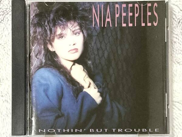 【80's】Nia Peeples / Nothin' But Trouble （1988、日本盤、Trouble (Shep Pettibone 12&#34; Club Remix)）マハラジャ