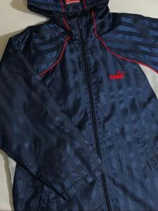  Puma PUMA Junior soccer bench coat 150 size deterioration goods sport wear -