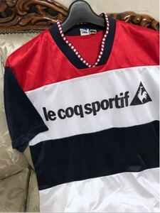 ルコック le coq sportif ルコックスポルティフ 半袖 シャツ ネイビー 紺 Mサイズ