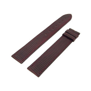 [ Cartier ] original belt 16mm Lizard unused goods with special circumstances dark red clock 