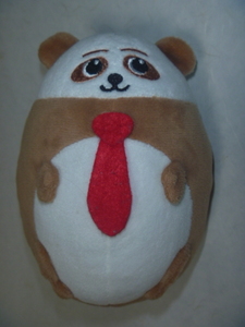  Panda necktie soft toy 