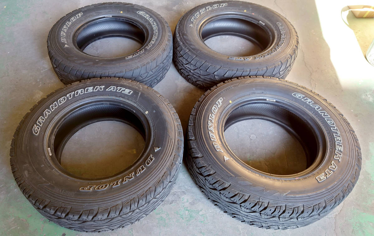 ダークブラウン 茶色 195/80R15 ダンロップ2022/8月購入9分山 - 通販