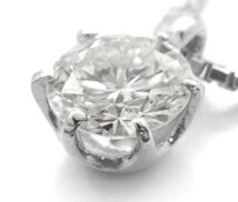 【輝 】特大 絶品カラー D～F ダイヤモンド ネックレス 1.00ct pt900 天然 最高級品質 限定出品 pt850刻印 3617 4422_画像2