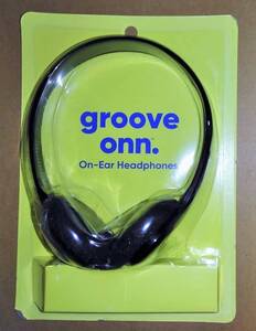 Groove Onn 調節可能 軽量 オンイヤー ヘッドフォン 3.5 mm AUXケーブル 4ft (1.2 M)