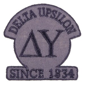 EF51 DELTA UPSILON SINCE 1834 ワッペン パッチ ロゴ エンブレム アメリカ 米国 USA 輸入雑貨