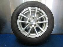 ★9-9.5分山★21年製★ ヨコハマECOS ES300 185/60R14　社外ホイール 14×6J +40 5H-100 4本セット　D123_画像5