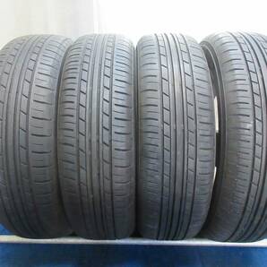 ★8-8.5分山★20年製★ ヨコハマECOS ES31 165/65R15 シボレー純正 15×4.5J +45 4H-100 4本セット D181の画像2