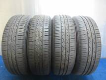 ★9分山★21年製★ ECOFINE 175/65R14　社外ホイール 14×5.5J +38 4H-100 4本セット　D295_画像2