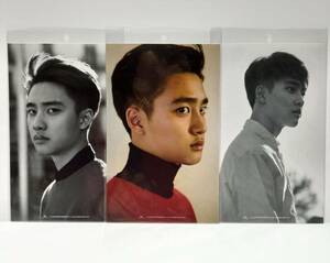 ＊即決【公式】EXO★EXODUS★フォト★D.O. 3種　SM SUM　韓国　オフィシャル　グッズ　写真　フォトカード　DO　ド・ギョンス　ディオ