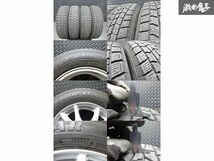 ●トピー CLAW X-1 13インチ 4.00B +43 PCD 100 4H シルバー系 ICE NAVI7 145/80R13 2020年製 エブリイ サンバー ハイゼット 棚K-7_画像9