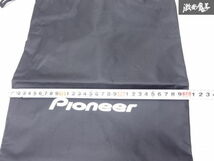 pioneer パイオニア 汎用品 小物入れ 袋 巾着袋 黒系 工具入れ 縦幅：約43.5cm 横幅：約30.5cm 破れ無し 即納 棚9-3-J_画像8