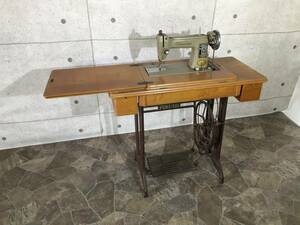 [ stepping sewing machine ] Junk sewing machine fk Thai FUKUTAI handicrafts . sewing thing table ornament Japanese style retro antique display * old hour house *