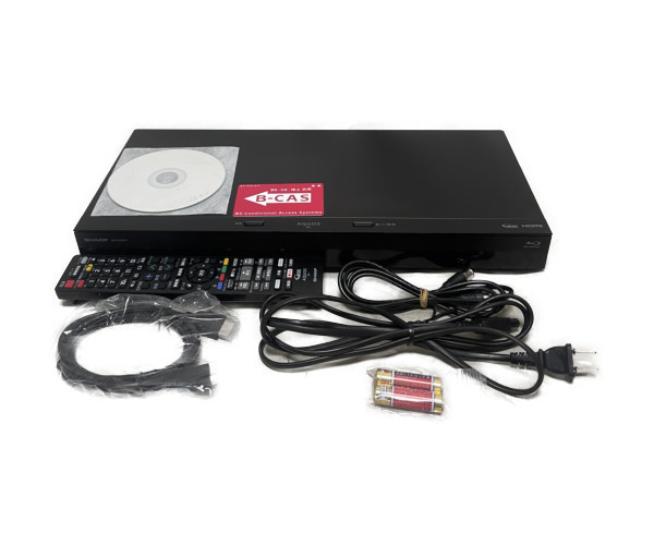 完動品 美品 シャープ 500GB 2番組同時録画 ブルーレイ レコーダー ...