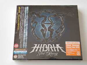 【未開封商品/初回限定盤】HIBRIA / Silent Revenge CD KICP1659 13年4th,来日告知ステッカー貼付,ボートラ追加,ブラジルパワーメタル