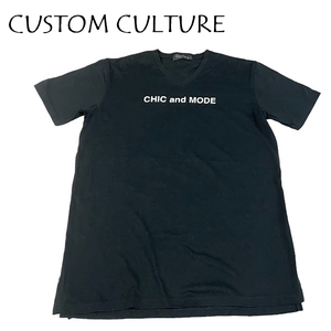 ★CUSTOM CULTURE CHIC and MODE Tシャツ Vネック カスタムカルチャー