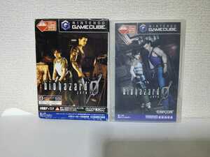 [ free shipping ]GC Game Cube Vaio hazard 0 post card * label attaching operation verification ending GAMECUBE BIOHAZARD0 ZERO