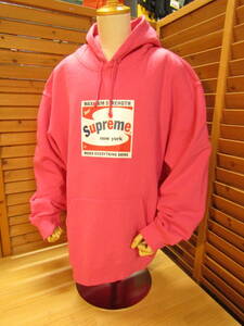 Y送料無料△535【Supreme シュプリーム】21ss Shine Hooded Sweat shirt Magenta シャイン フーデッド スウェット マゼンタ SIZE XL