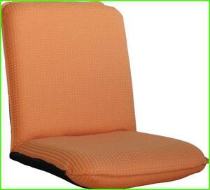 【新品】 ダイニングチェア リビングチェア イス 日本製 リクライニング座椅子 座いす 座イス シングルソファ オレンジ M5-MGKWG8060OR