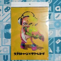 スプラトゥーン × TOWER RECORDS タワーレコード 限定 クリアファイル 未開封新品_画像1