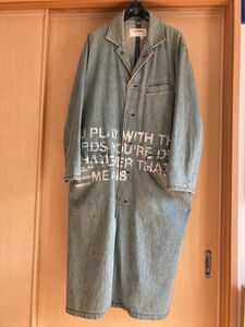 Anachronorm アナクロノーム STENCIL DENIM ENGINEER COAT ショップコート