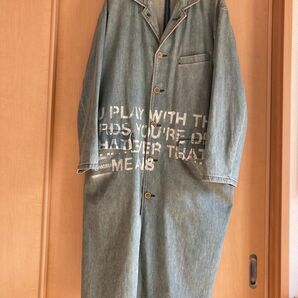 Anachronorm アナクロノーム STENCIL DENIM ENGINEER COAT ショップコート