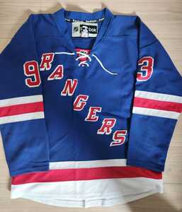 Reebok NHL LA Ranger z hockey jersey hockey shirt blue white red XL SAINT Mxxxxxx SAINT MICHAEL cent Michael big 