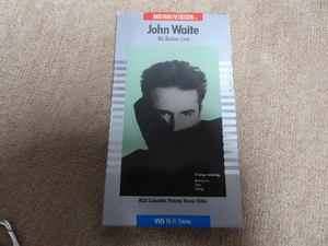 JOHN WAITE（ジョン・ウェイト）「NO BREAKS LIVE」1985年輸入盤VHS RCA 60464 BAD ENGLISH