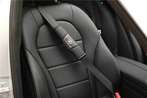 LEXUS Lexus black leather seat belt pad 