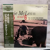 【中古品】ジャッキー・マクリーン / 4,5&6 帯付 LPレコード Jackie Mclean SMJ-6591 PRESTAGE HI-FI ジャズ_画像2