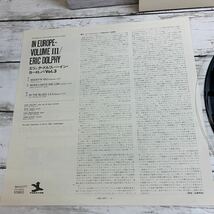 【中古品】エリック・ドルフィー / イン・ヨーロッパ VOL.3 帯付 LPレコード SMJ-6577 Eric Dolphy In Europe Volume 3 PRESTIGE ジャズ_画像4