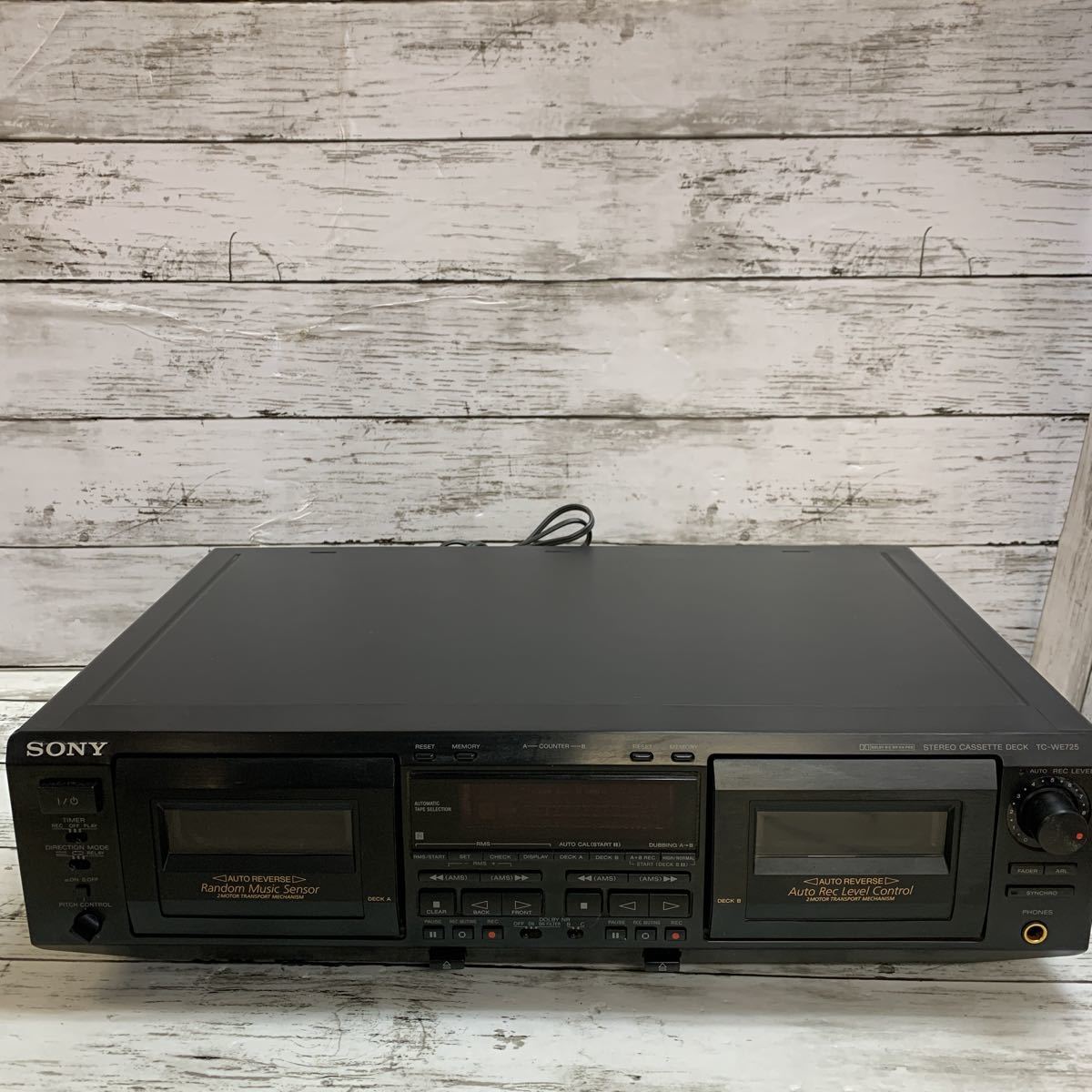 ソニー カセットデッキ TC-WE805S 整備動作品 激安 70.0%OFF