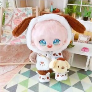 アイドル ぬいぐるみ 服 15cm用 たれ耳 子犬ちゃん セット