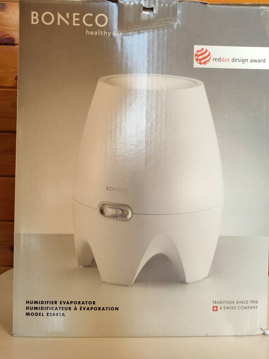 BONECO ボネコ 気化式 加湿器 E2441A 新品フィルター付 グッチ 子供 BONECO ボネコ 気化式 加湿器 E2441A 新品フィルター付 加湿器