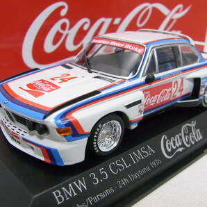 ★特注!★BMW 3.5CSL IMSA Hobbs/Parsons 24h Daytona 1976 1/43【Coca Cola/コカ・コーラ】★美品!★430 762924の画像1