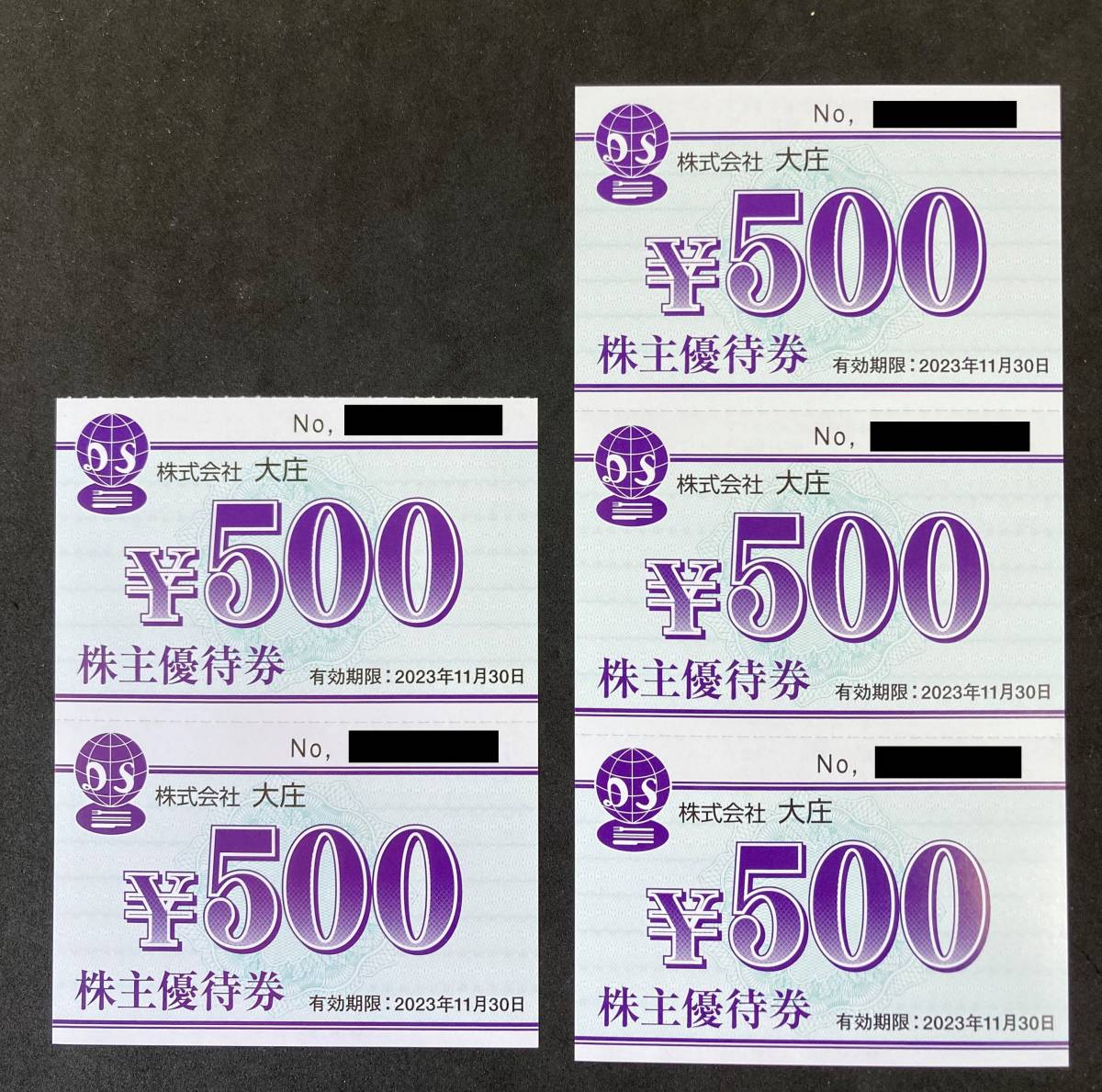 ヤフオク! -「大庄 株主優待券」の落札相場・落札価格