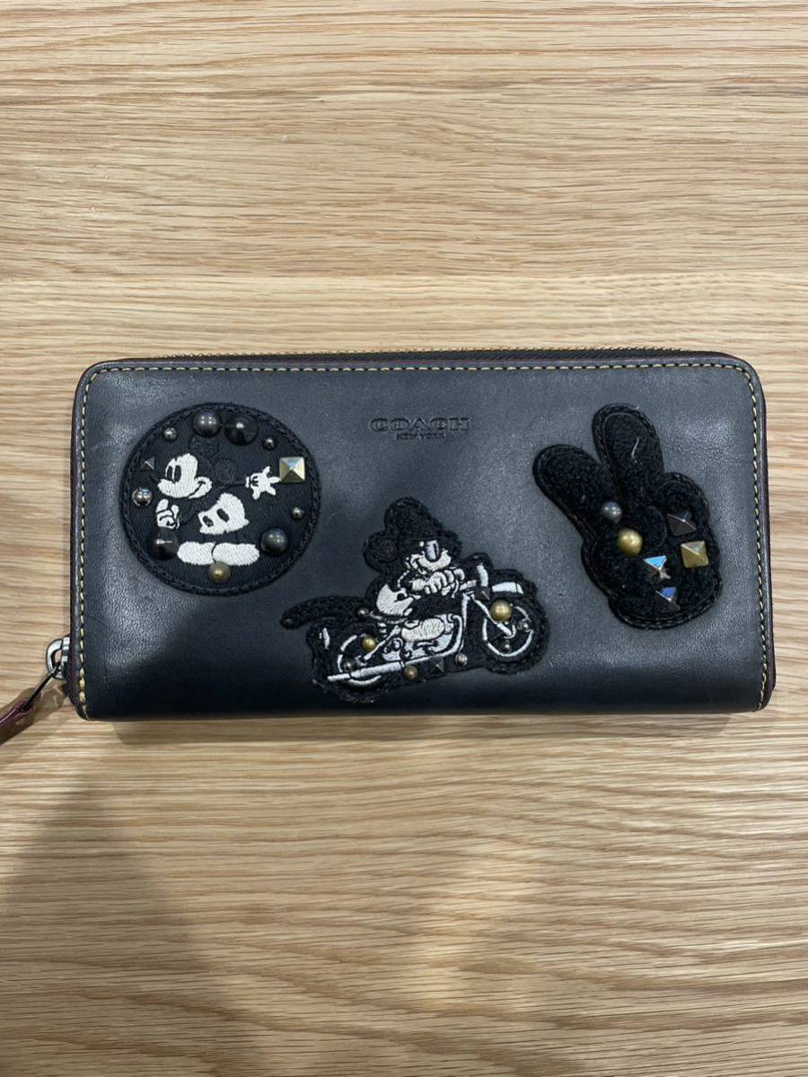 ヤフオク! -コーチ 長財布 ミッキーの中古品・新品・未使用品一覧