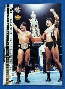 BBM新日本プロレスカード2002#310　藤波辰巳&木村健悟　初代WWFインタナショナル・タッグ王者