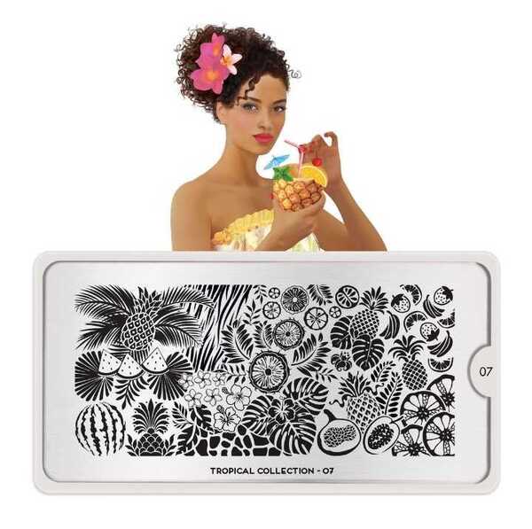 Moyou London ネイルスタンププレート TROPICAL07