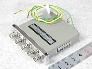 【HPマイクロ波】　HP 08672-60142 Microwave Coaxial Switch DC-18GHz 5-PORT DC24V(HP33313Bと同等) 切換導通確認済 現状渡しジャンク品