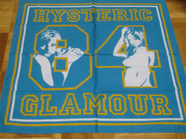 レア★新品★送料無料★HYSTERIC GLAMOUR★バンダナ★84★ブルー★ハンカチ★スカーフ★ヒステリックグラマー★ノベルティ