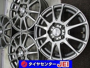 15インチ PREDICT 6J+45 114.3 セレナ/エスクァイア 中古アルミホイール【4本セット】送料無料(A15-4219)