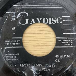 Bobby Aitken And Tinse - Don't Leave Me / Mom & Dad(Gaydisc) 7inch JAオリジナル盤の画像4