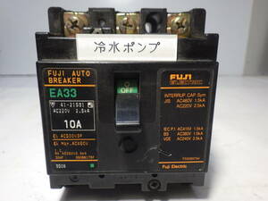 Fuji Electric AUTO BRAKER EA33 10A[ control number .3]