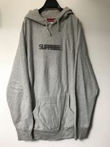 Supreme 10SS Motion Logo Hooded Sweatshirt 灰 XL パーカー hoodie グレー_画像1