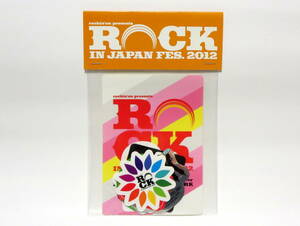 ROCK IN JAPAN FES 2012 ステッカーセット シール ロッキン ロック・イン・ジャパン・フェスティバル