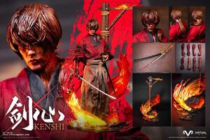 新品未開封 VTSTOYS VM-043B 剣心 KENSHIN DX ver 1/6 フィギュア (検 ホットトイズ DID FLAGSET i8toys DAMTOYS verycool るろうに )