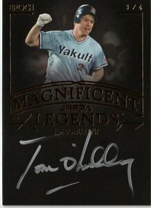 3/4【トム・オマリー/TOM O'MALLEY 阪神】MAGNIFICENT LEGENDS直筆サインカードBLACKGOLD 2022 日本プロ野球外国人OB選手会(JRFPA)