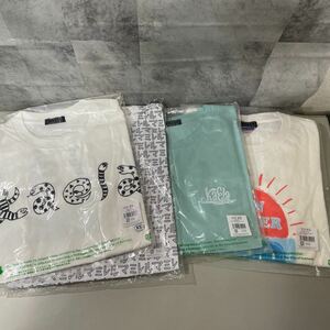 ●未開封●木村カエラ Tシャツ XSサイズ 4点 セット/Sun shower/Shark VS Octopus/ヘビ柄/マミレル/ホワイト/白/ブルー/青/まとめて★A1491