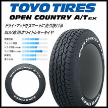 送料無料 ライズ ロッキー（ハイブリッド車除く） VILAS サテンブラック 195/65R16 TOYO オープンカントリーA/T ホワイトレター_画像6